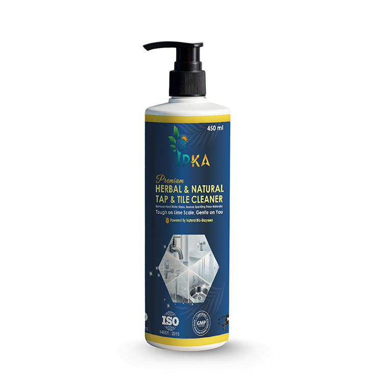 premium herbal and natural tap and tile cleaner GEL